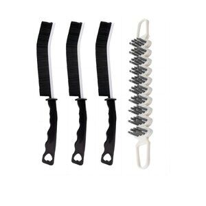 Multi-Use Household Kitchen Bathroom Curved & Faucet Cleaning Brushes Set
